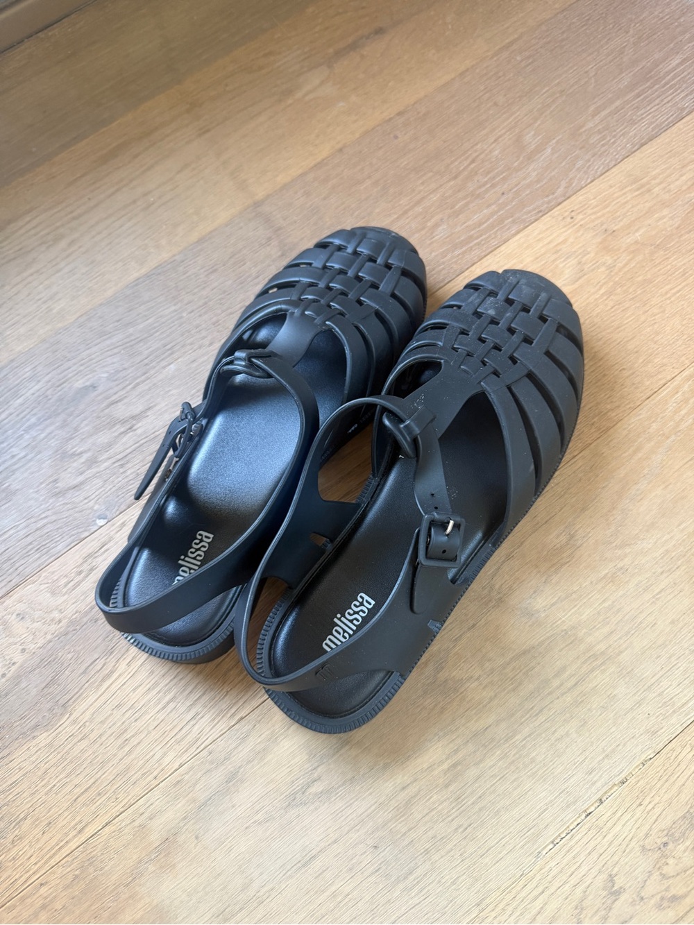 Melissa Possession Jelly Sandal for Women - Black size 8